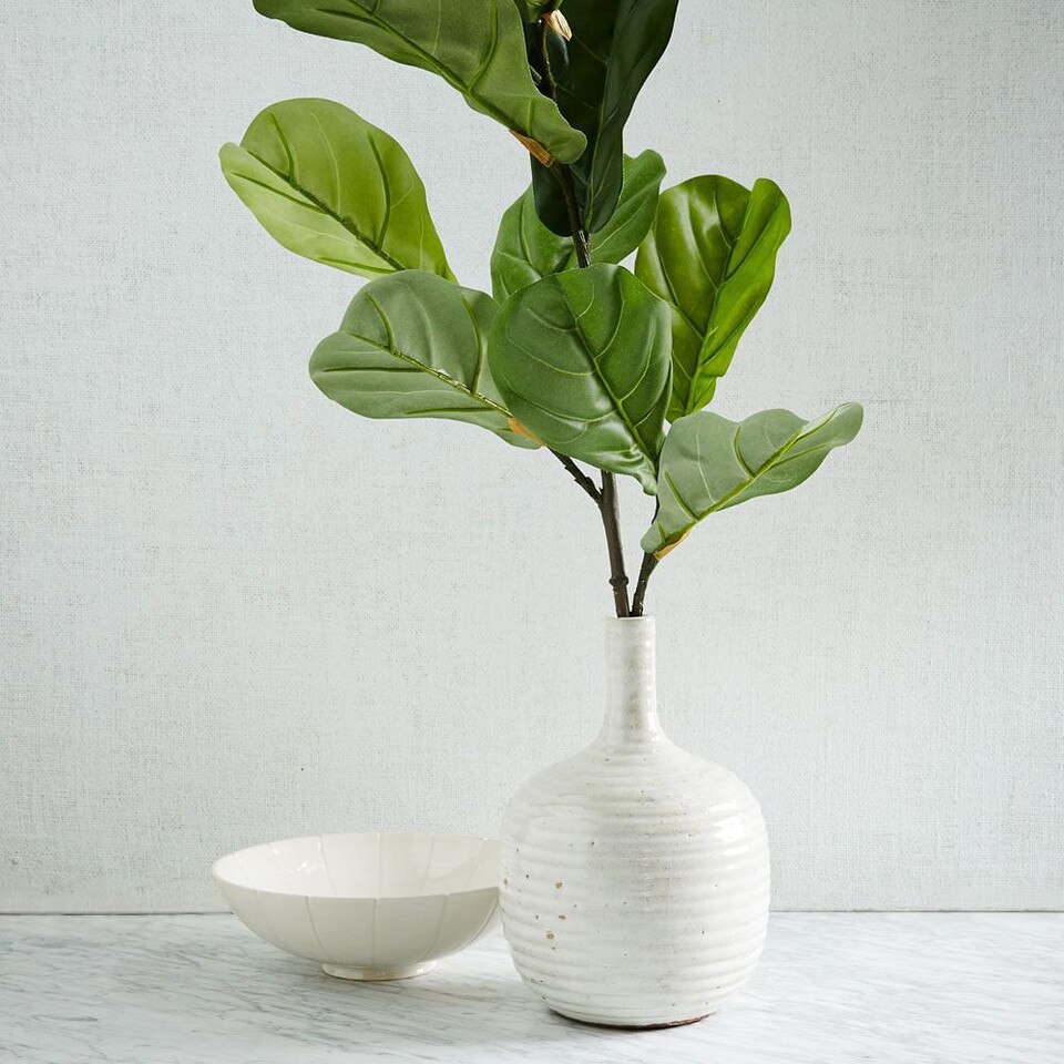 Faux Fiddle Leaf Fig Plant Branch West Elm Australia
